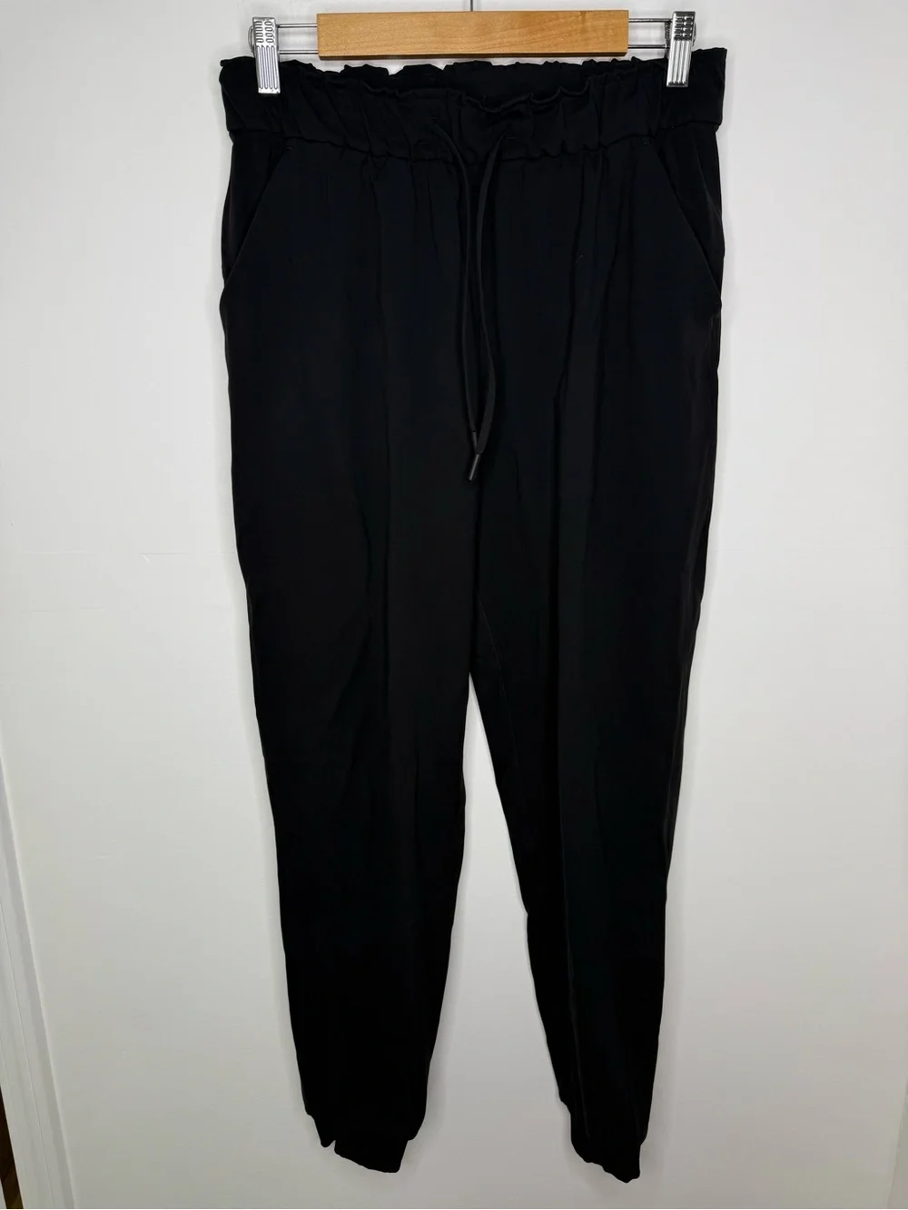 LULULEMON Black Stretch High Rise Joggers